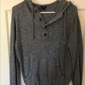 J.crew Henley hooded sweater